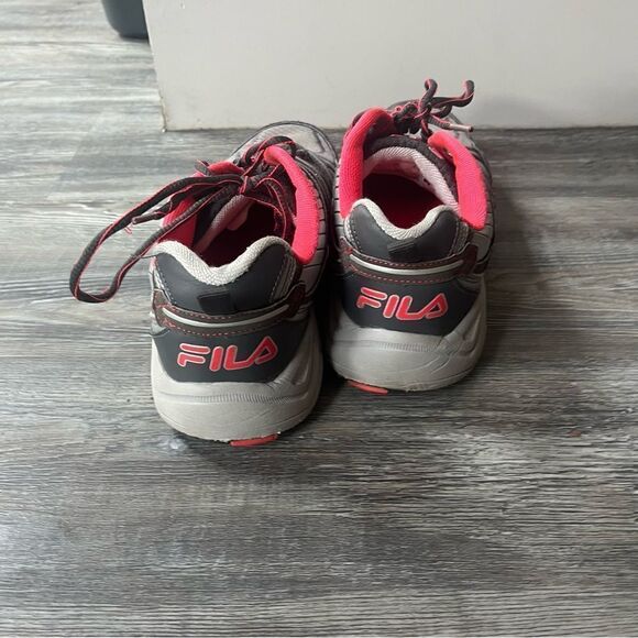 Women's Fila Headway 6 Trail Running Shoe Metallic Silver/Castlerock/Diva Pink - Picture 4 of 10